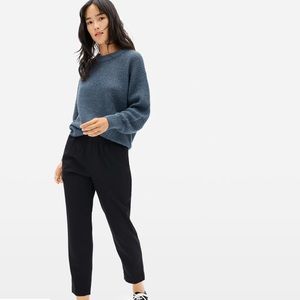 Everlane The Italian GoWeave Easy Pant Navy 6